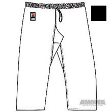 AWMA® ProForce® Gladiator Karate Pants, Elastic Waist 8oz. - Black