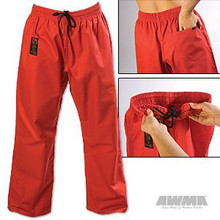 AWMA® ProForce® Gladiator 8 oz. Combat Pants - Red