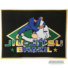 AWMA® Brazilian 12" Jiu-Jitsu Patch - Black