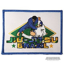 AWMA® Brazilian 4" Jiu-Jitsu Patch - White