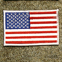 AWMA® USA - White Border Patch