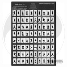 AWMA® Taoist Eight-Section Satin Chi-Kung Chart