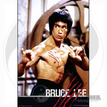 AWMA® Bruce Lee Giant Fight Poster