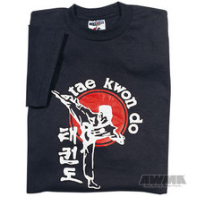 AWMA® T-SHIRT - TKD Kicker Black