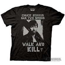 AWMA® Chuck Norris "Black Two Speeds" T-Shirt