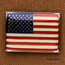 AWMA® USA Flag Chrome Pin