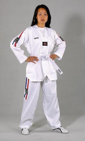 KWON® United States Victory Uniform - white v-neck collar