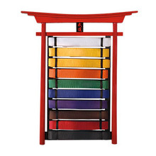 Century® Wall Mountable Solid Wood Belt Display - Ten Level