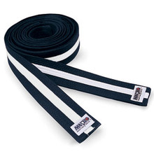 Macho® Deluxe 2 inch Black Belt with Stripe