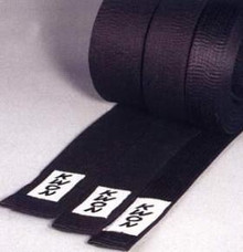 KWON® Black Belt - artificial silk