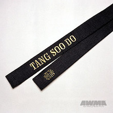 AWMA® ProForce® Tang Soo Do Satin Black Belt