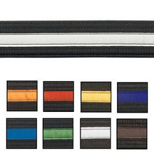 Century® Double Wrap Striped Black Belts
