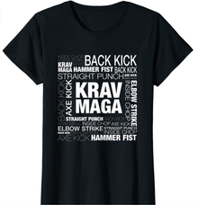 Krav Maga Technique Words Women's Shirt