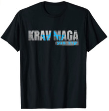 Krav Maga Israeli Combat System Distressed Vintage T-Shirt