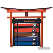 AWMA® 6 Level Karate Belt Display - Wall Mount
