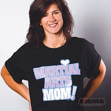 AWMA® T-SHIRT - Martial Arts Mom (Black Shirt)