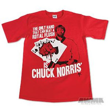 AWMA® Chuck Norris "Royal Flush" T-Shirt