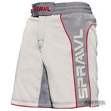 AWMA® Sprawl® Fusion 2 Stretch Shorts - Gray/Charcoal/Red