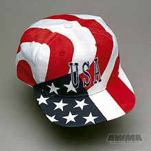 AWMA® USA Flag Baseball Hat