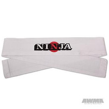 AWMA® Ninja Headband - White w/Sun