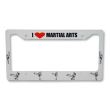 Macho® Martial Arts Forms License Plate Frame