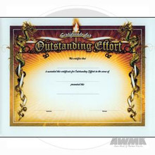 AWMA® Ed Parker Jr Certificate - Outstanding (12 Pack)