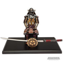 AWMA® Black Samurai with Letter Opener