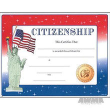 AWMA® Award Certificates - Multicolor Citizenship