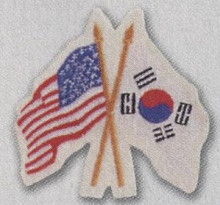 Century® US/Korea Flag Patch 08-068