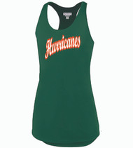 Hurricanes Baseball Ladies Racer-Bank TankTop
