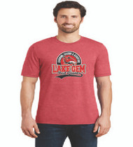 Lake Gem Men's Tri-Blend Soft Cotton T-Shirt