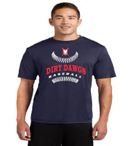 Dirt Dawgs Baseball Men's/Youth Navy Blue Dri-Fit T-Shirt