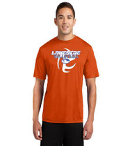 Lakeside Volleyball Men's Orange Dri-Fit T-Shirt