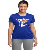 Lakeside Volleyball Ladies Royal Blue Dri-Fit T-Shirt
