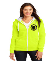 OGA Ladies Zip-Up Hooded Sweatshirt