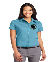 OGA Ladies Short Sleeve Button-up