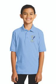 Hidden Oaks Embroidery Uniform Polo - Light Blue