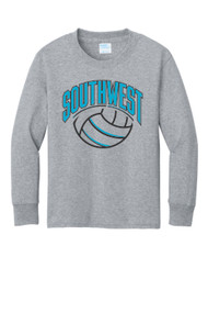 Southwest Middle Volleyball Long Sleeve Cotton T-Shirt
