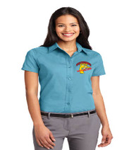 Westbrooke Ladies Short Sleeve Button-up