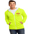 Memorial men's zip-up hooded sweatshirt w/ left chest logo