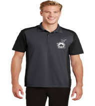 Dillard Street men's dri-fit color block polo w/ left chest print