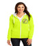 Hungerford ladies zip-up hooded sweatshirt w/ embroidery