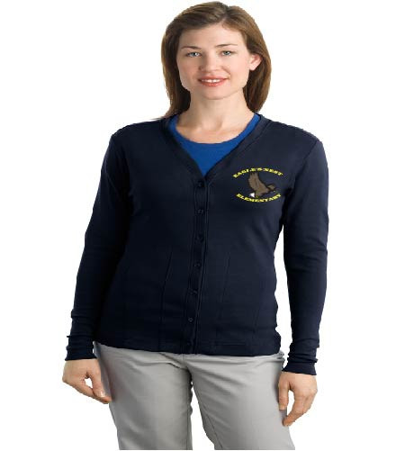 Eagle's Nest Ladies cardigan w/ embroidery