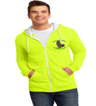 Eagle's Nest men's zip-up hooded sweatshirt w/ embroidery