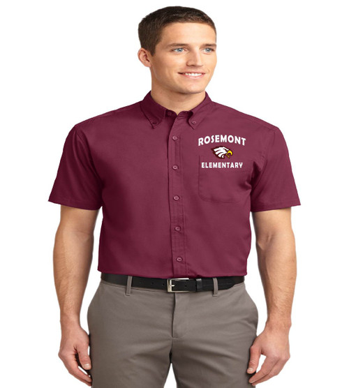 Rosemont men's short sleeve button-up
