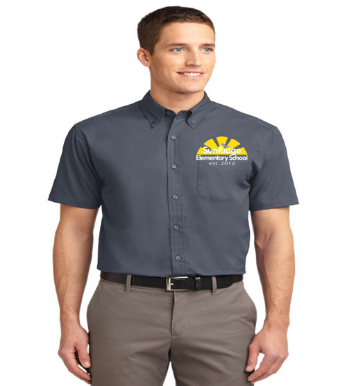 Sunridge men's short sleeve button-up