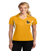 Eagle's Nest ladies color block dri-fit polo w/ embroidery