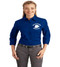 Bartram Springs ladies 3/4 sleeve button-up w/ embroidery