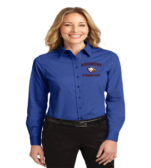 Rosemont ladies longsleeve button-up