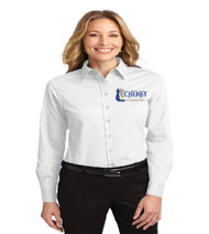 Cheney Elementary Ladies Long Sleeve Button-up